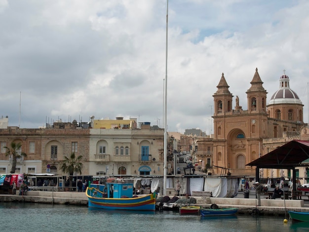 Marsaxlokk na wyspie Malta