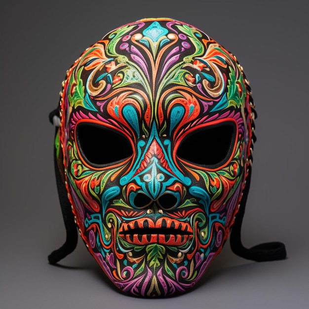 Mascara z meksykańskim projektem Dzień Zmarłych