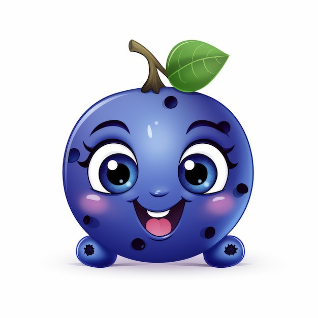 Maskotka z kreskówek Happy Blueberry