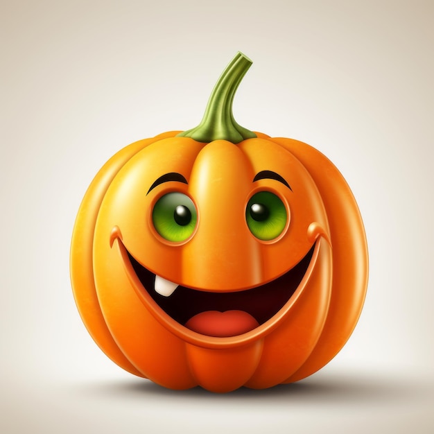 Maskotka z kreskówki Happy Pumpkin
