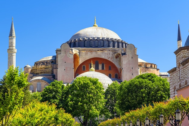 Meczet Hagia Sophia w lecie Stambuł Turcja