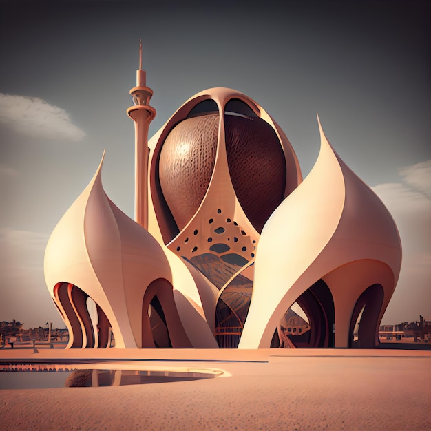 Meczet w mieście Abu Dhabi Zjednoczone Emiraty Arabskie