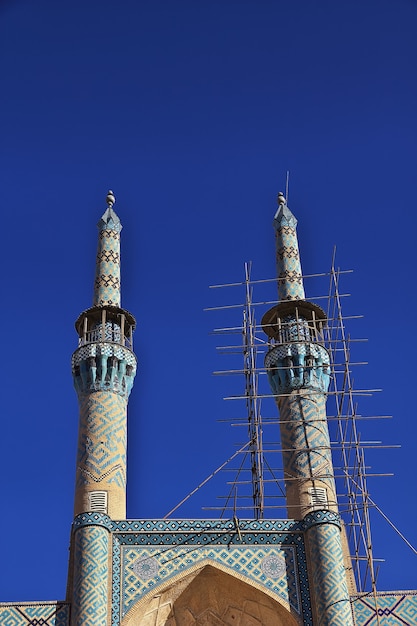 Meczet W Mieście Yazd Iran