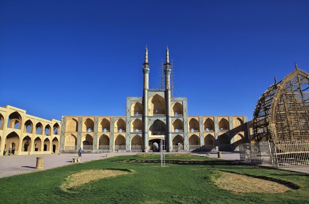 Zdjęcie meczet w mieście yazd w iranie