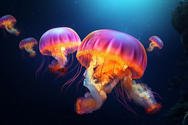 Zdjęcie meduzy generatywna sztuczna inteligencja