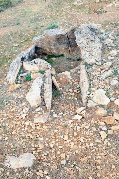 Megalityczny park Gorafe. Granada - Andaluzja, Hiszpania.