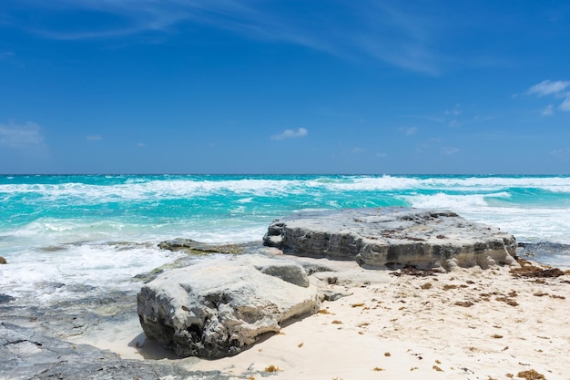 Meksyk Cancun piękne wybrzeże Karaibów