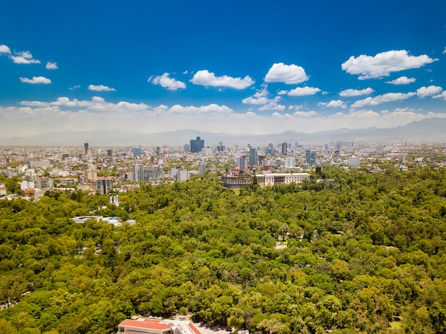 Zdjęcie meksyk - panoramę chapultepec