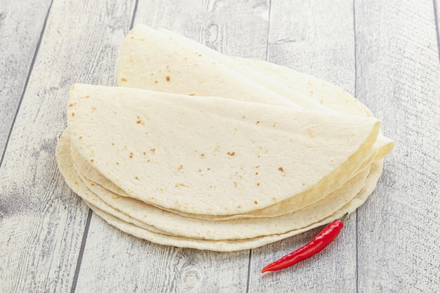 Meksykański chleb okrągły tortilla do gotowania