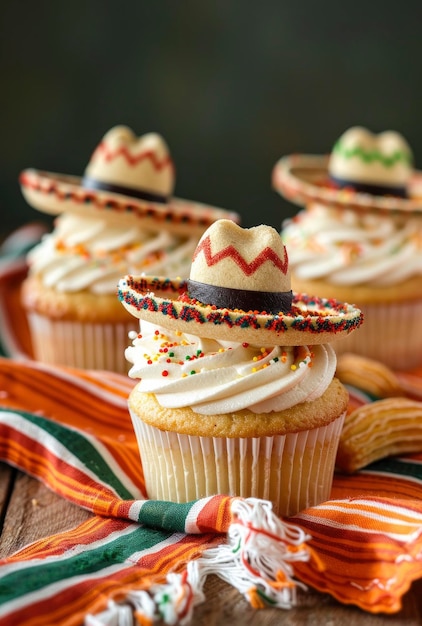 Meksykańskie ciastka z sombrero