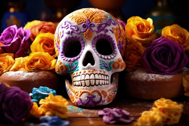 Meksykańskie święto kulturalne z elementami Dnia Zmarłych