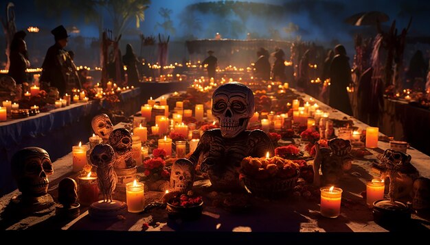 Meksykańskie Święto Zmarłych Meksyk obchodzi Dzień Zmarłych 1 i 2 listopada każdego roku
