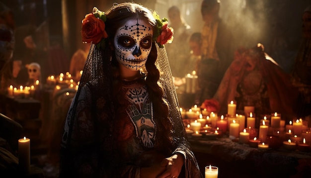 Meksykańskie Święto Zmarłych Meksyk obchodzi Święto Zmarłych 1 i 2 listopada każdego roku