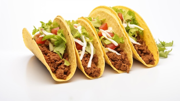Zdjęcie meksykańskie tacos z wołowiny