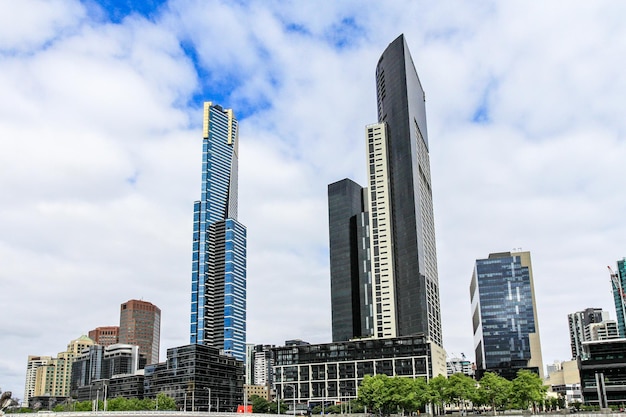 Melbourne Central dzielnica biznesowa drapacze chmur Victoria Australia