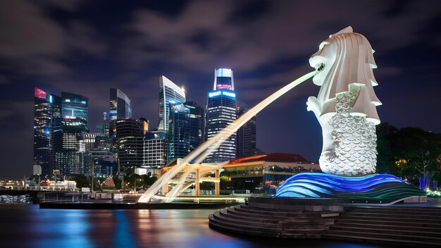 Merlion, zabytek Singapuru