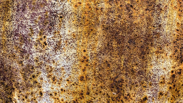 Metalowa powierzchnia z teksturą rdzy. tło dla projektanta