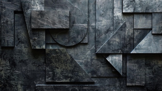 metalowe tapety geometryczne