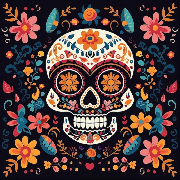 Mexican_themed_sugar_skull_patterns