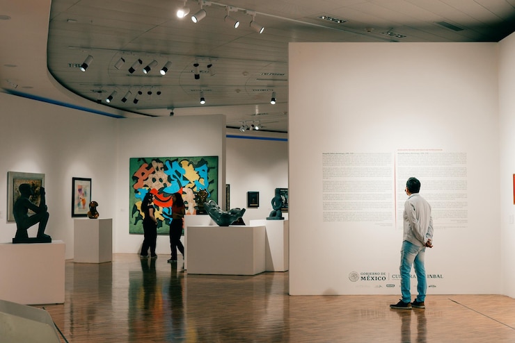 Zdjęcie mexico city may 2023 w muzeum sztuki nowoczesnej w lesie chapultepec