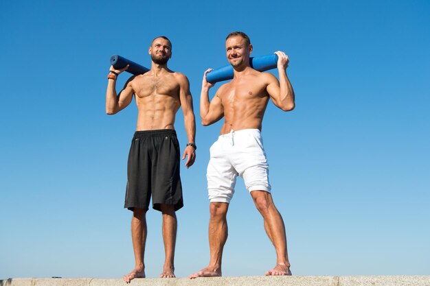 Mężczyzna sport sukces zdrowie muskularny