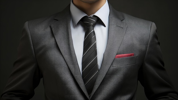 mężczyzna ubrany w garnitur i krawat