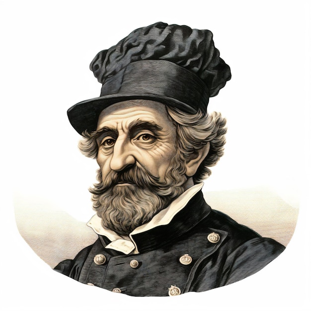 Zdjęcie mężczyzna z brodą noszący kapelusz