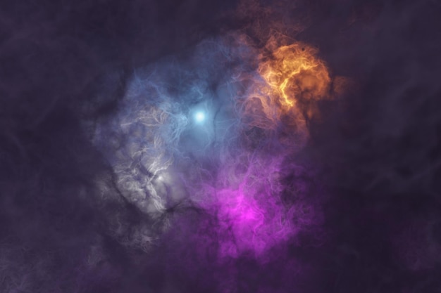 Mgławica renderowania 3d ilustracja tła przestrzeni kosmicznej Mgławica kosmiczna do użytku z projektami dotyczącymi badań naukowych i edukacji Mgławica głębokiej przestrzeni Pęknięcie mgławicy