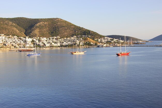 Miasto Bodrum z Mugla Turcja