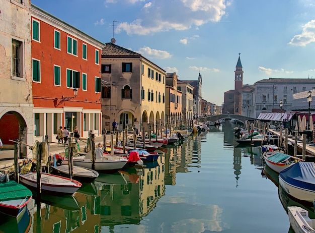 Miasto Chioggia, miasto lagunowe w pobliżu Wenecji