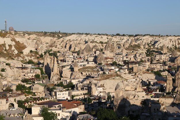 Miasto Göreme w Kapadocji