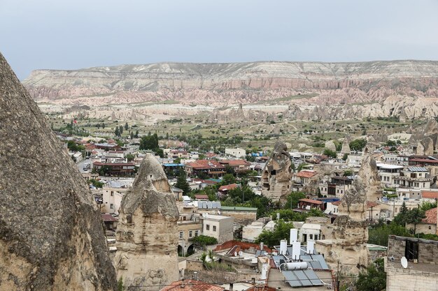 Miasto Göreme w Kapadocji