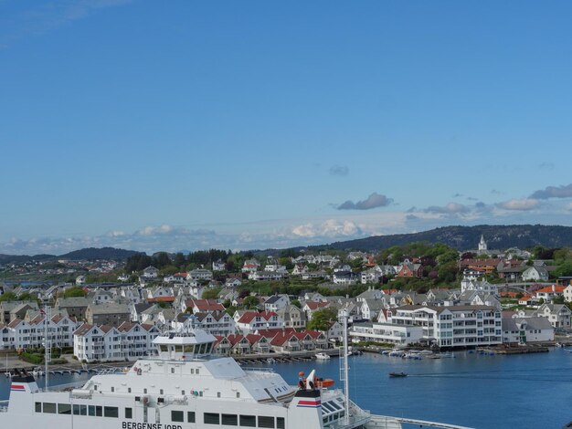 Miasto Haugesund w Norwegii.