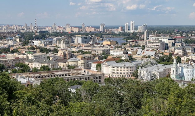 Miasto Kijów na Ukrainie