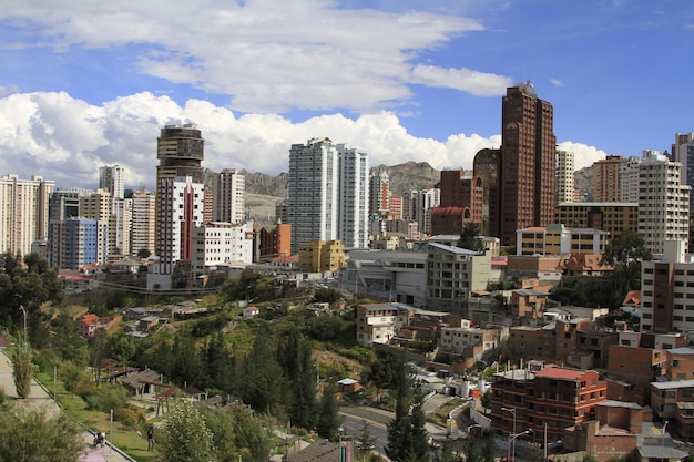 Miasto La Paz Boliwia