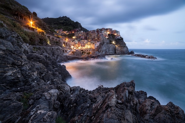 Zdjęcie miasto manarola