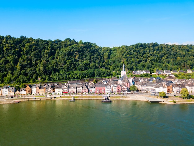 Miasto Sankt Goar w Niemczech