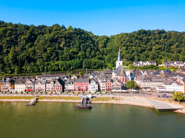 Miasto Sankt Goar w Niemczech