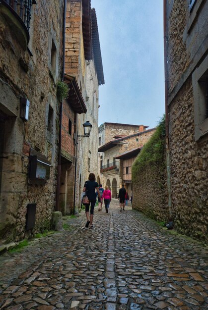 Miasto Santillana Del Mar W Kantabrii Hiszpania