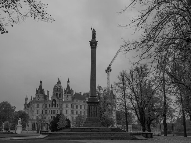 miasto Schwerin w Mecklenburg Vorpommern w Niemczech