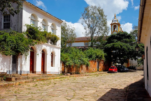 Miasto Tiradentes w Minas Gerais