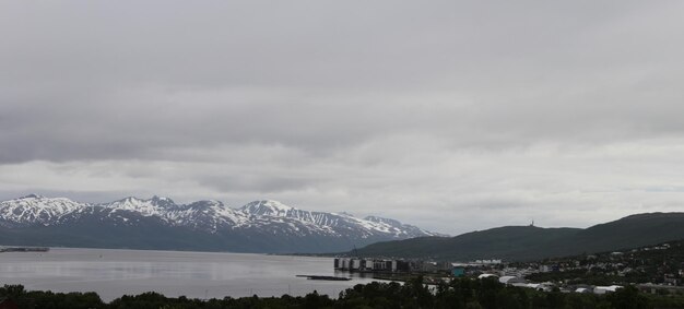 Miasto Tromso Norwegia