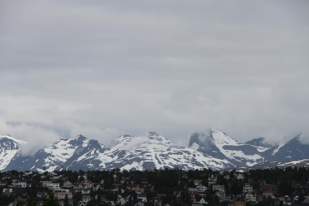 Miasto Tromso Norwegia