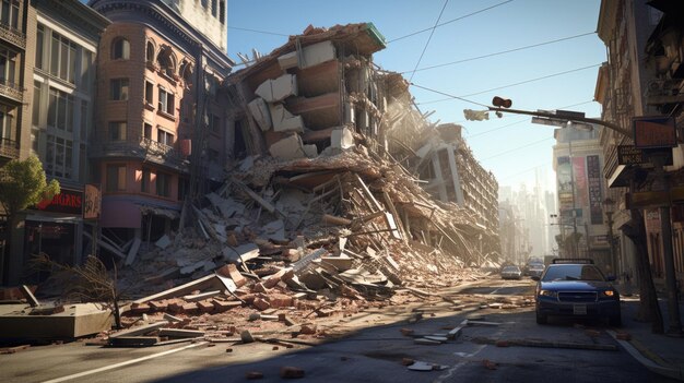Miasto wstrząsnęło trzęsieniem ziemi w mieście