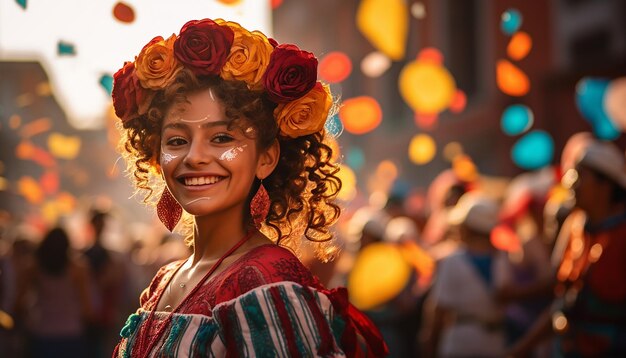 Międzynarodowy Dzień Meksyku szczęśliwy i celebracja fotografii portretowej Narodowe obchody dnia cz