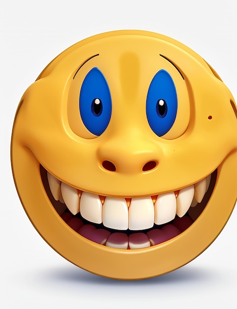 Zdjęcie międzynarodowy dzień uśmiechu z emoji