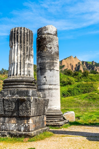 Miejsce starożytnej turystyki historycznej Sardes Artemis