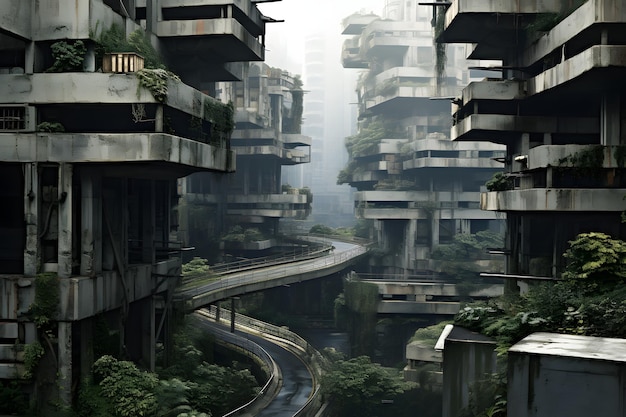Miejska betonowa dżungla