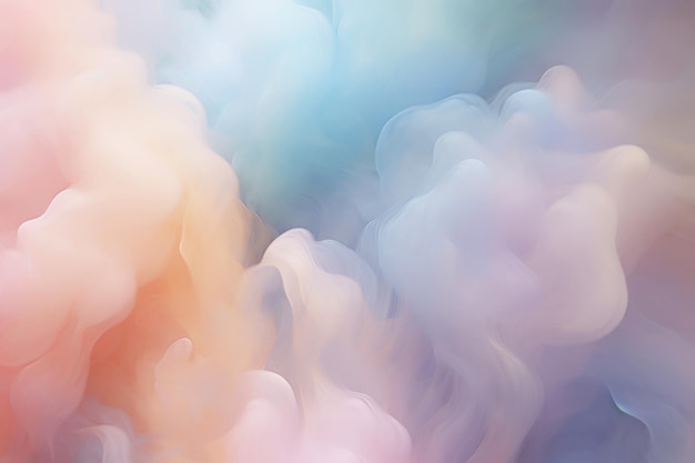 Zdjęcie miękkie magiczne chmury pastelowe delikatne odcienie zbliżenie tła