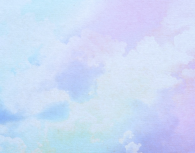 Miękkie niebo i chmura z pastelowego koloru filtrem i grunge tekstury tłem